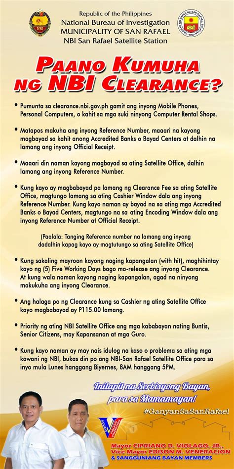 nbi san rafael|Announcement: Magbabalik na sa .